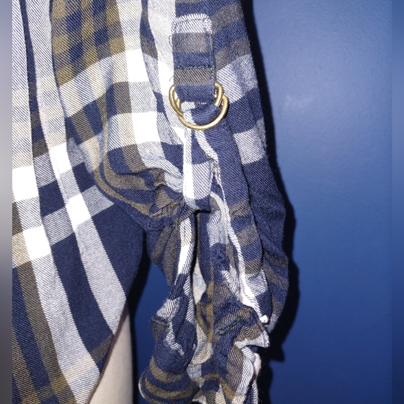 4/$20 EUC Dynamite Plaid Button Up Shirt Sz S - Picture 3 of 6